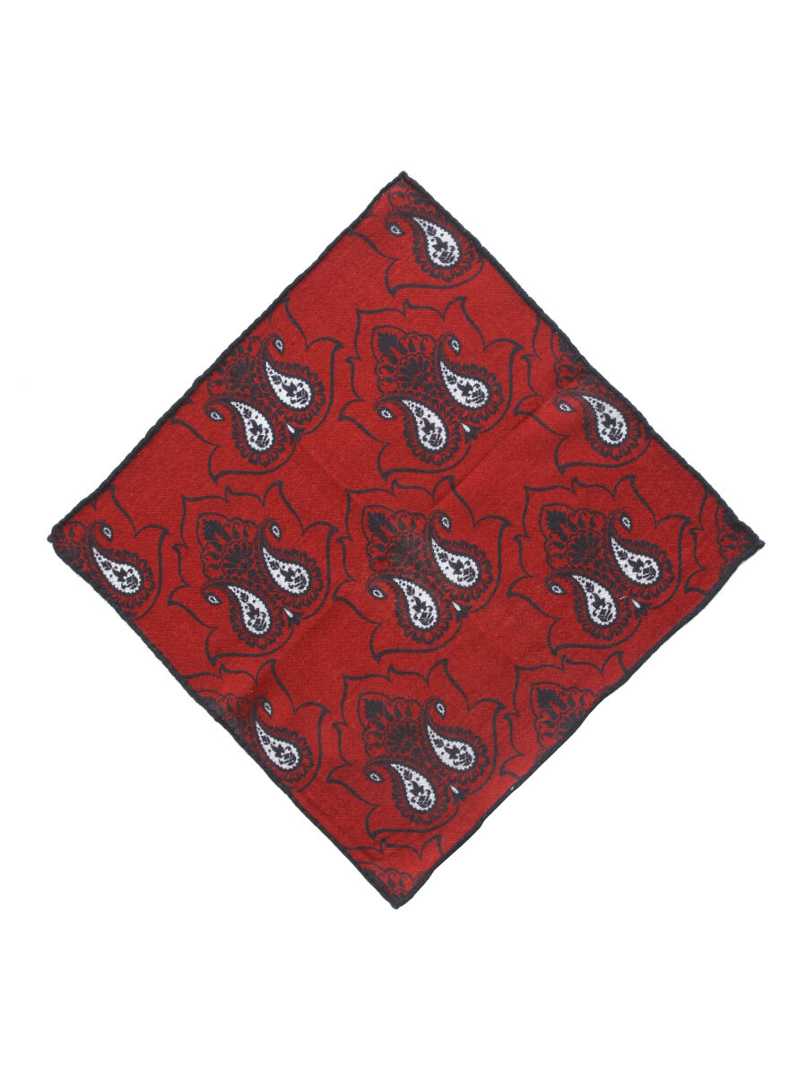 Brown %100 Yün Handkerchief - 1