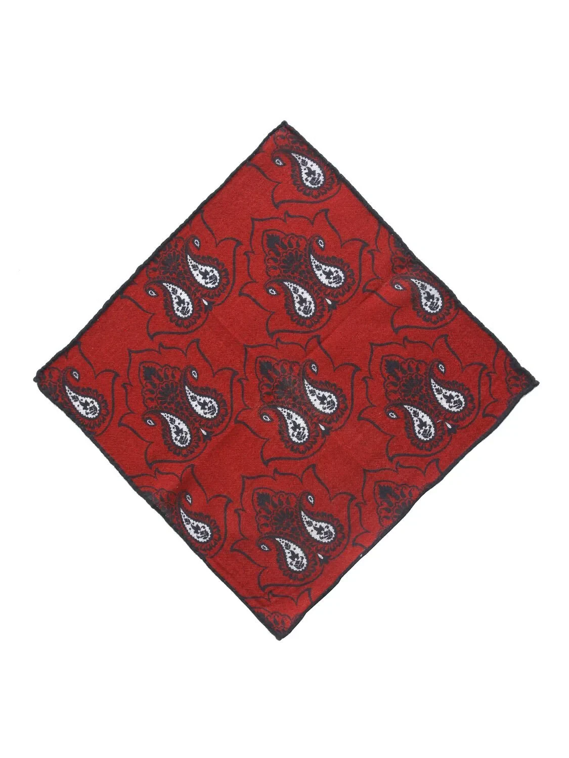Brown %100 Yün Handkerchief - 1