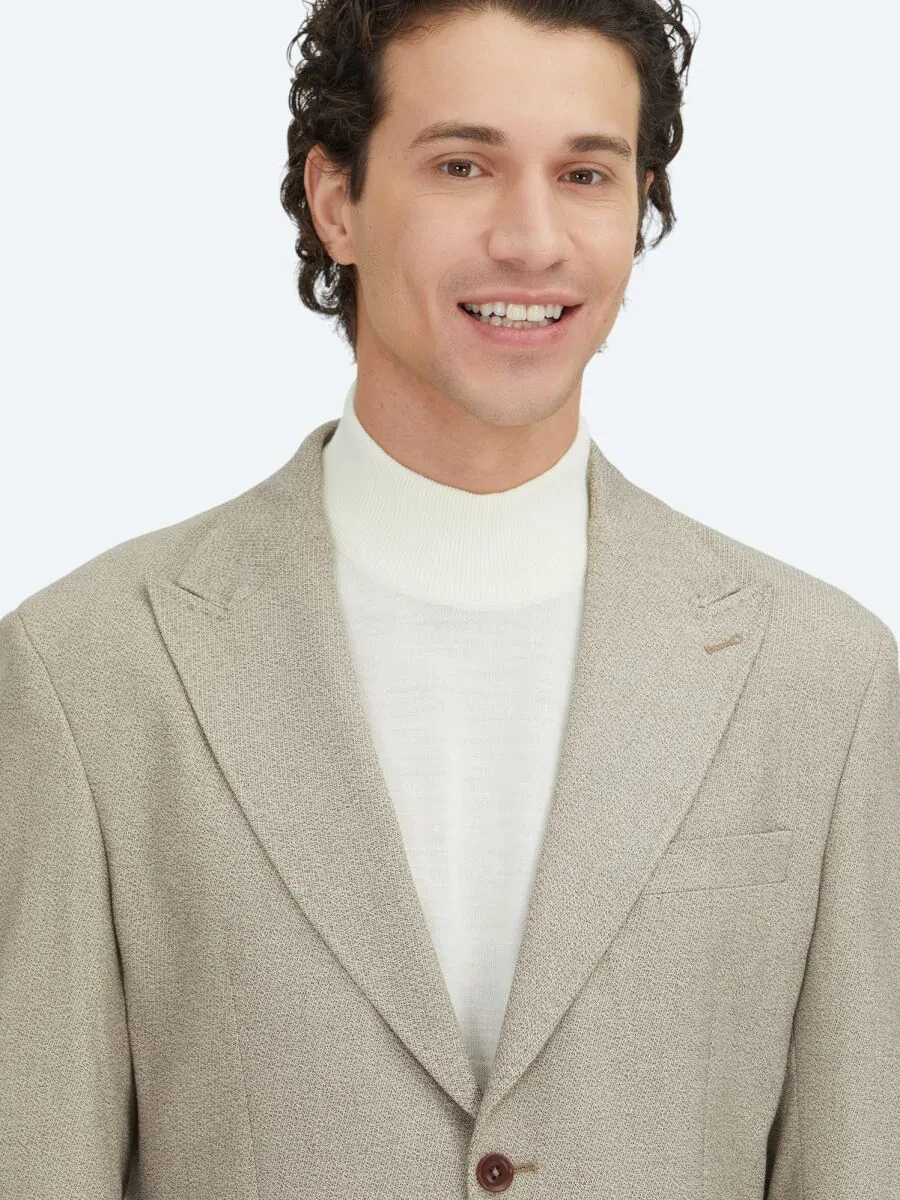 Brown Checkered Modern Fit Jacket - 4