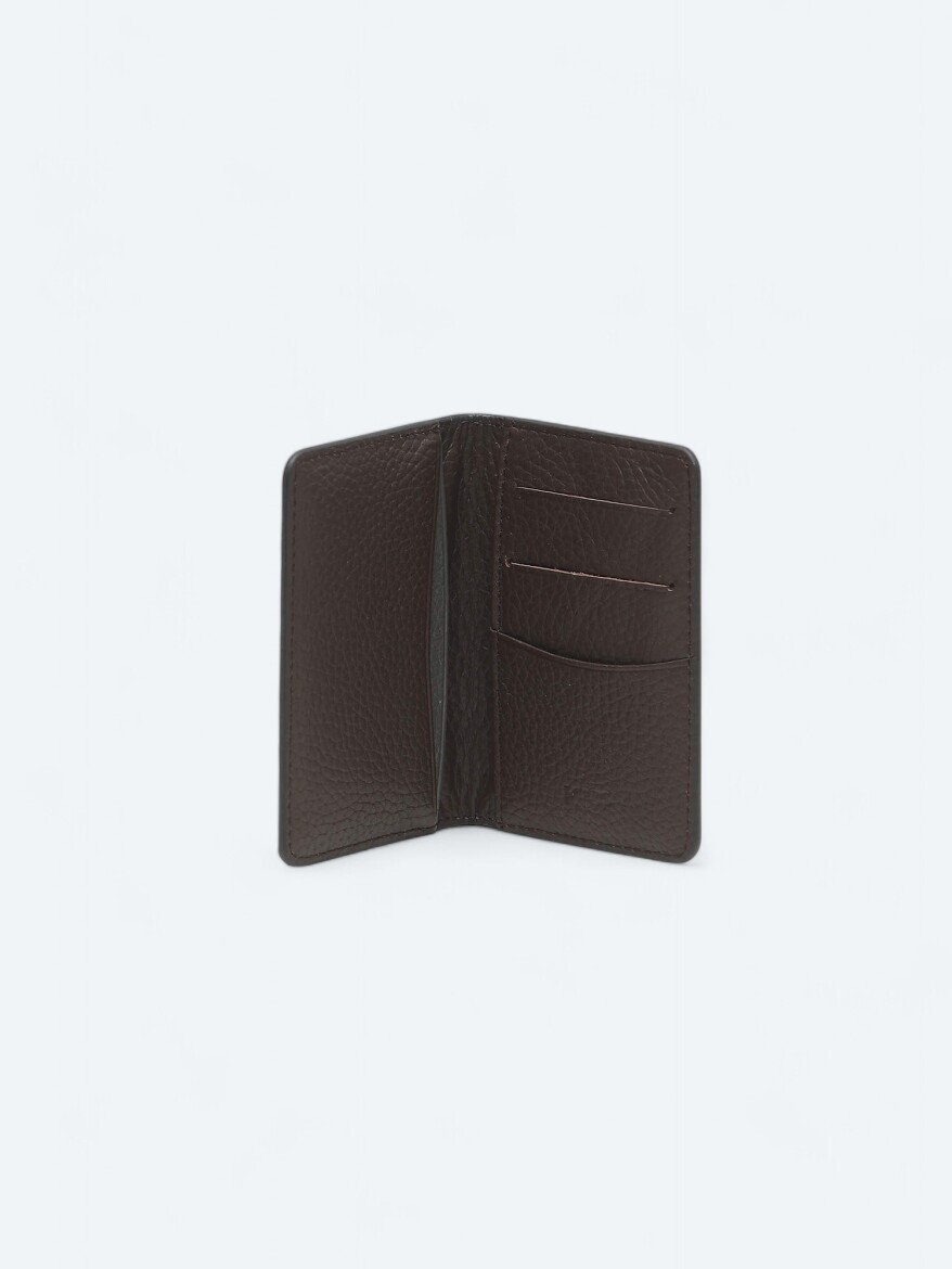 Brown Cow Leather Card Holder - KİP