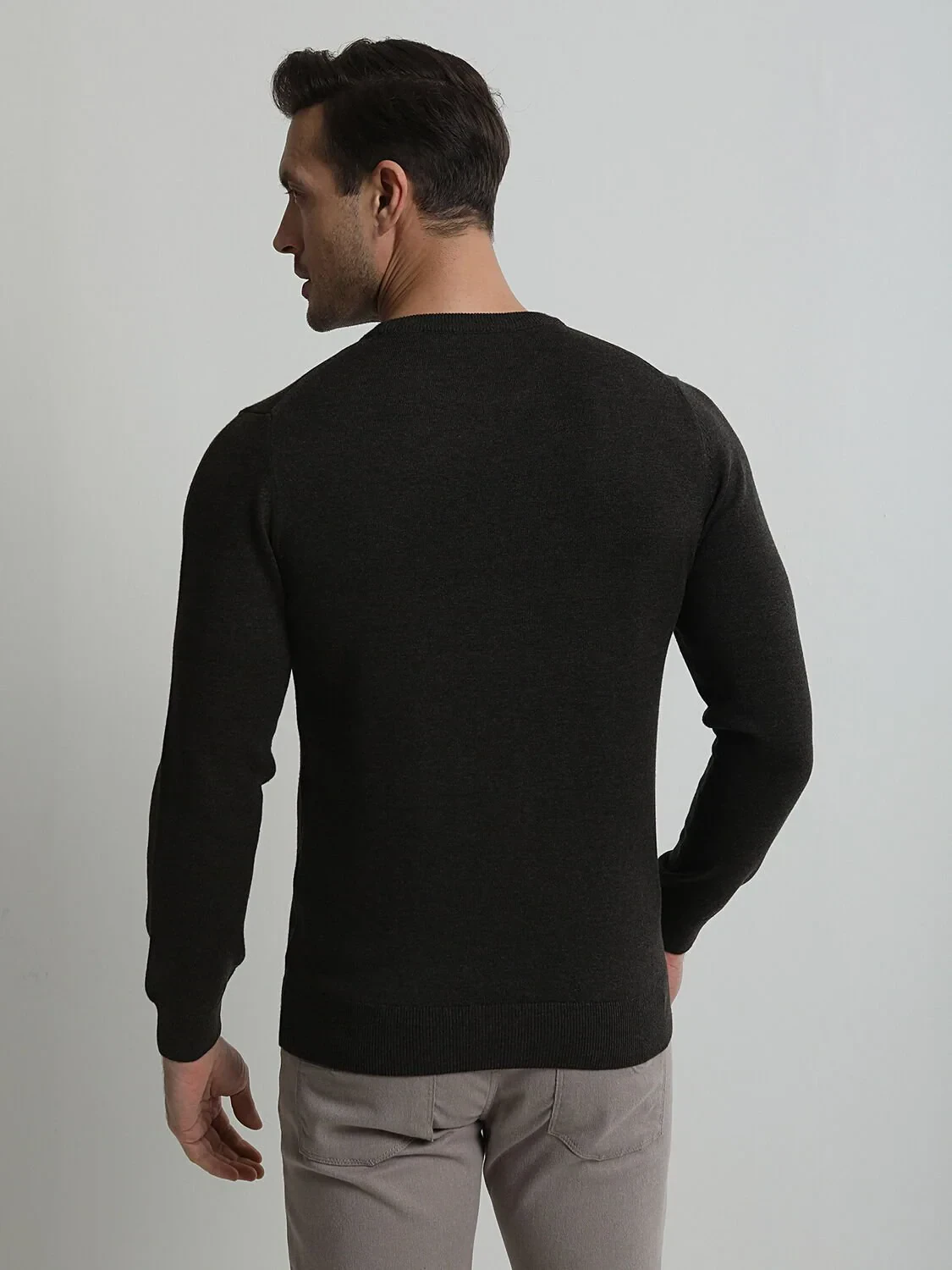 Brown Knitwear Sweatshirt - 4