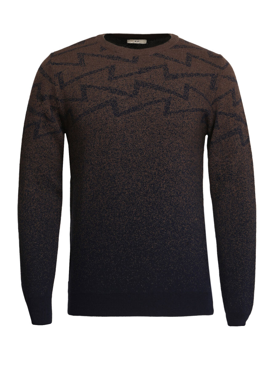 Brown Knitwear Sweatshirt - 5