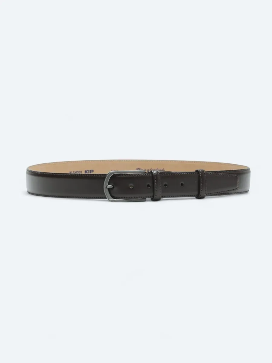Brown Leather Belt - 1