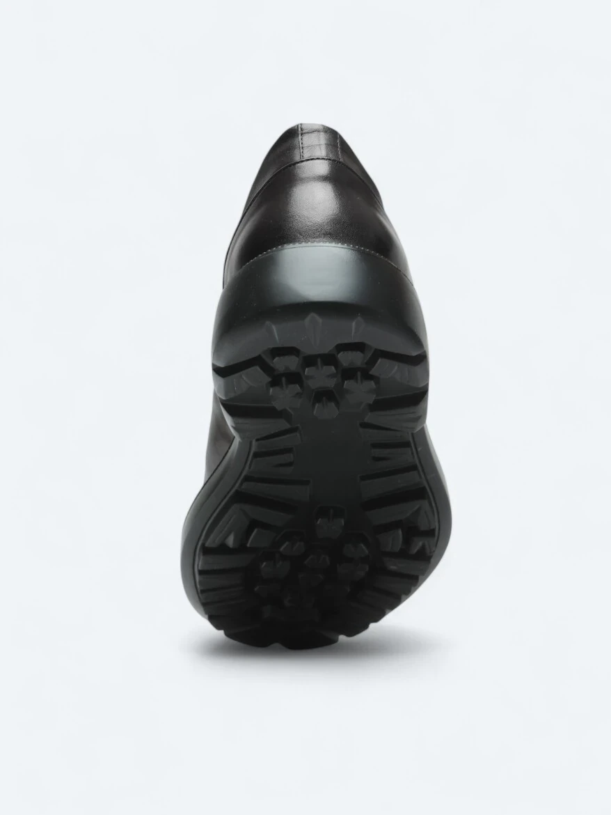 Brown Leather Smart Casual Shoes 