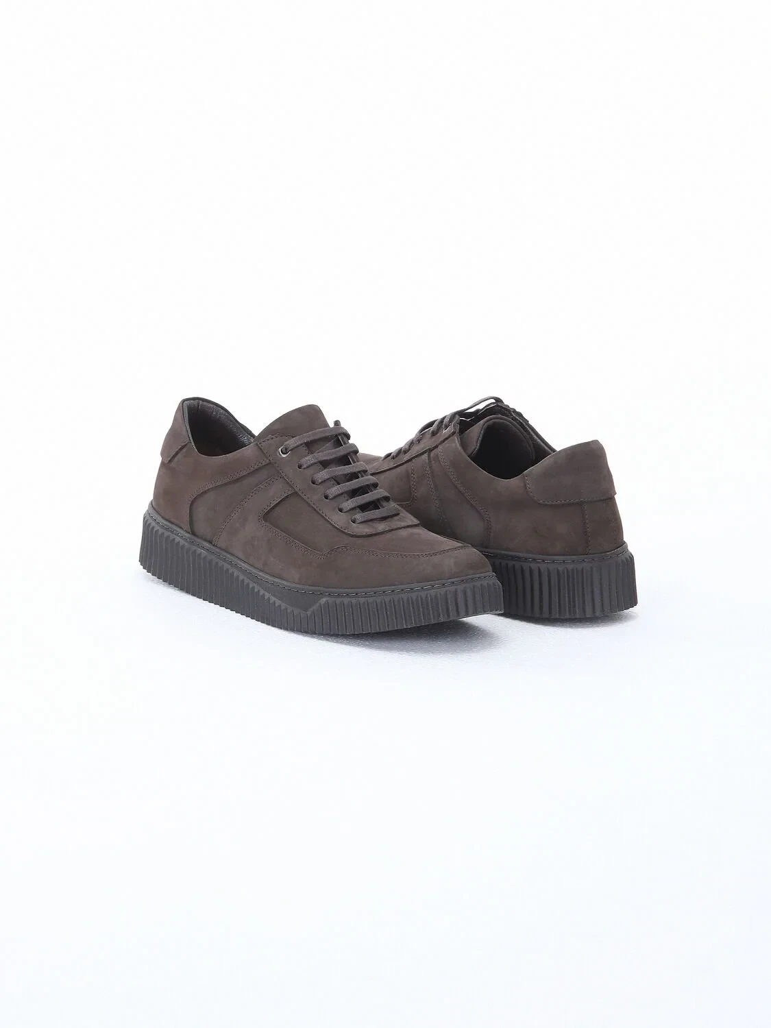 Brown Leather Sneaker - 3