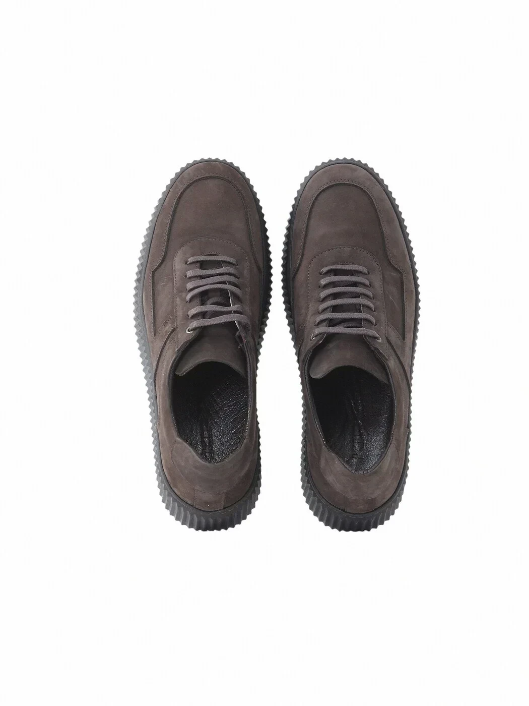Brown Leather Sneaker - 5