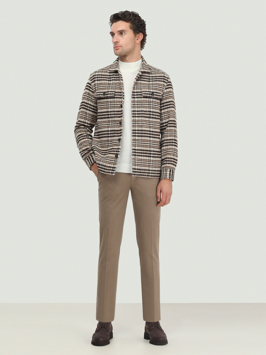 Brown Overshirt - 2