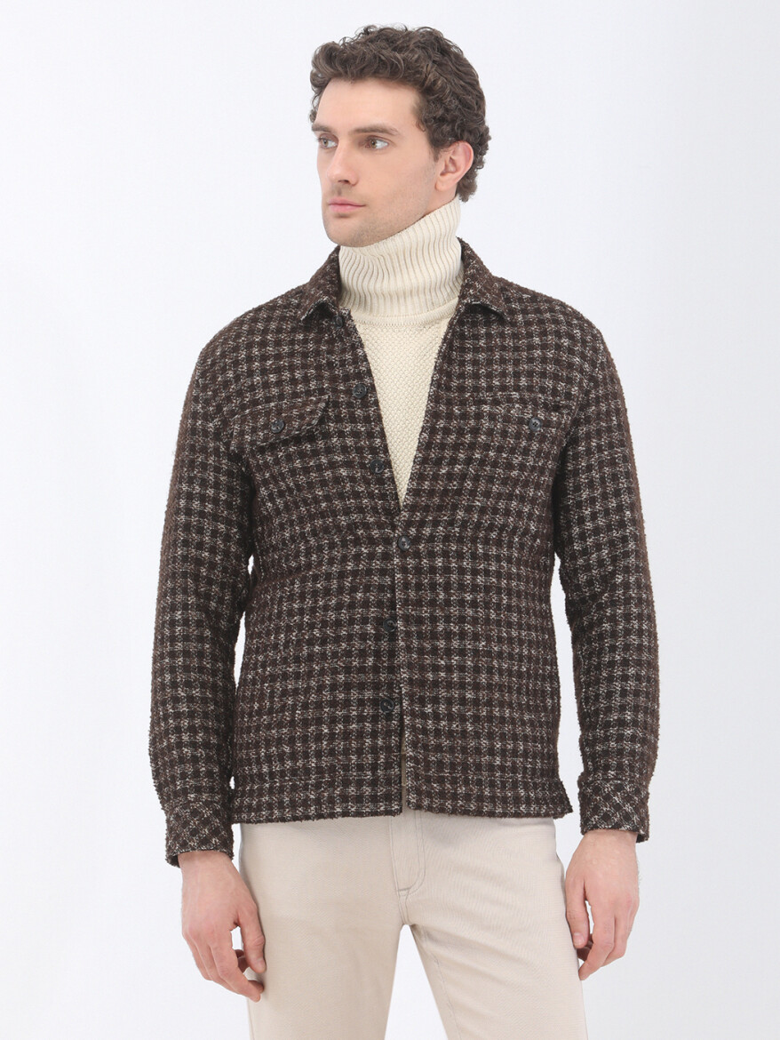 Brown Overshirt - 1