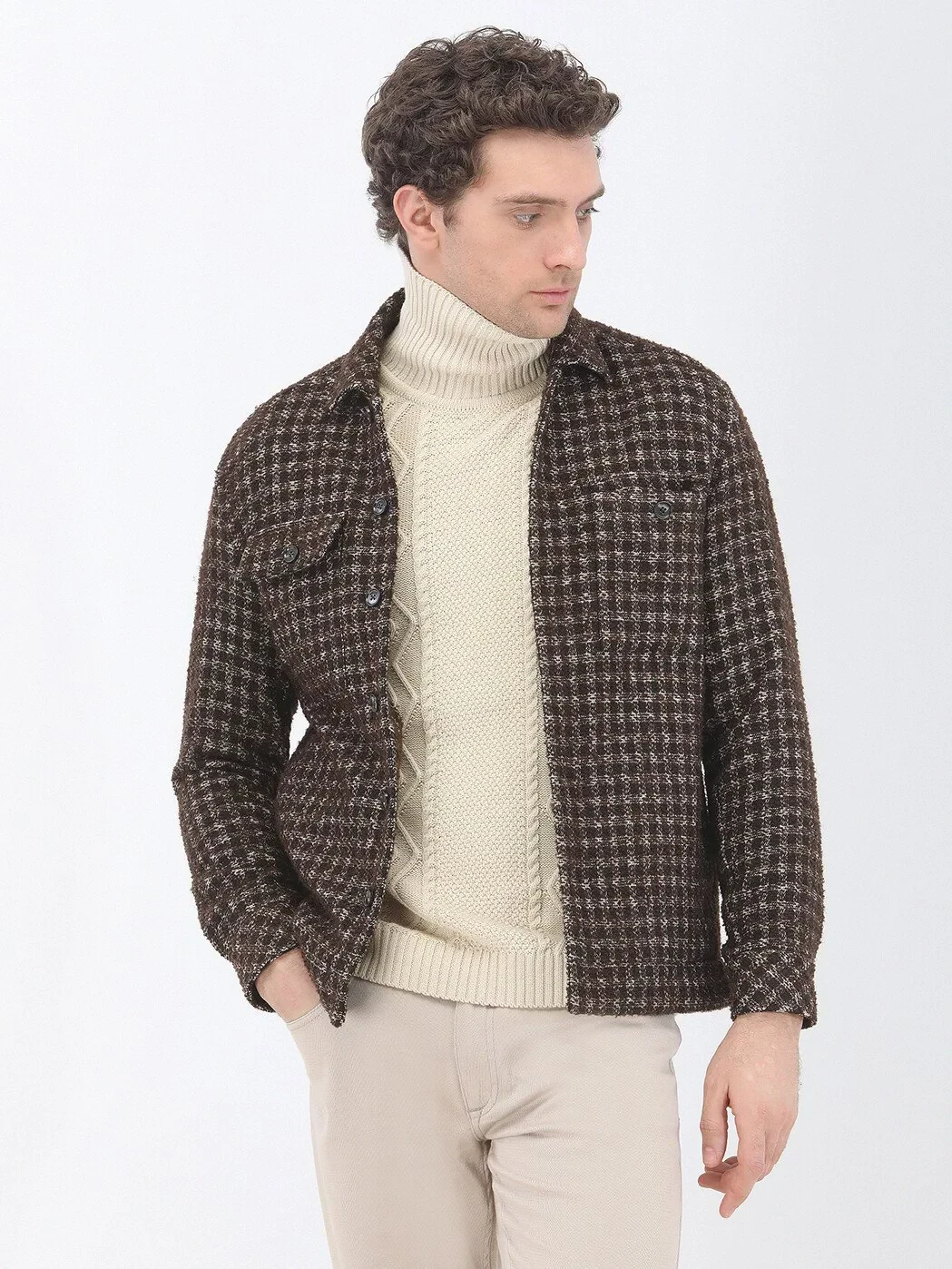 Brown Overshirt - 3