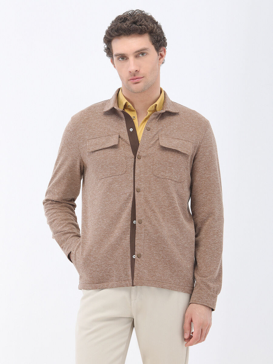Brown Overshirt - 1
