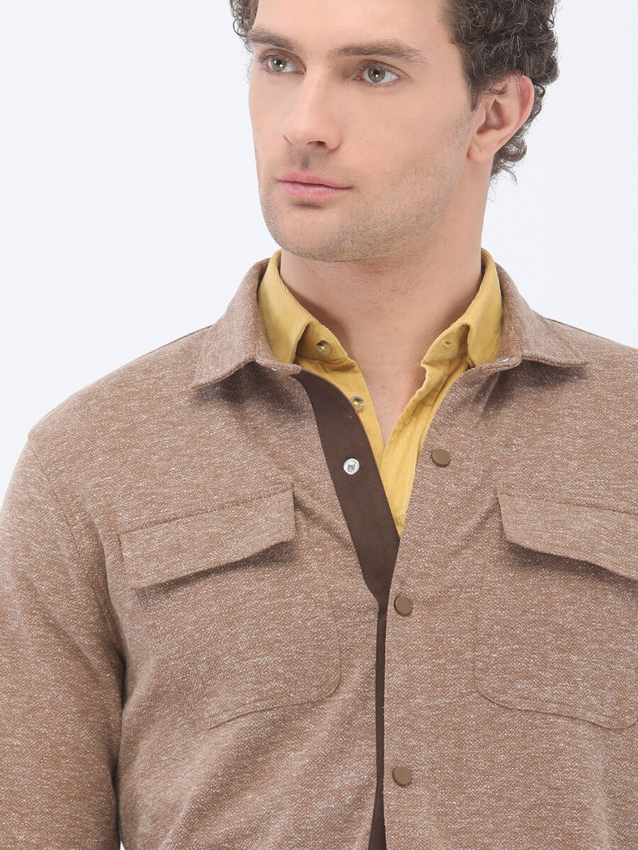 Brown Overshirt - 4