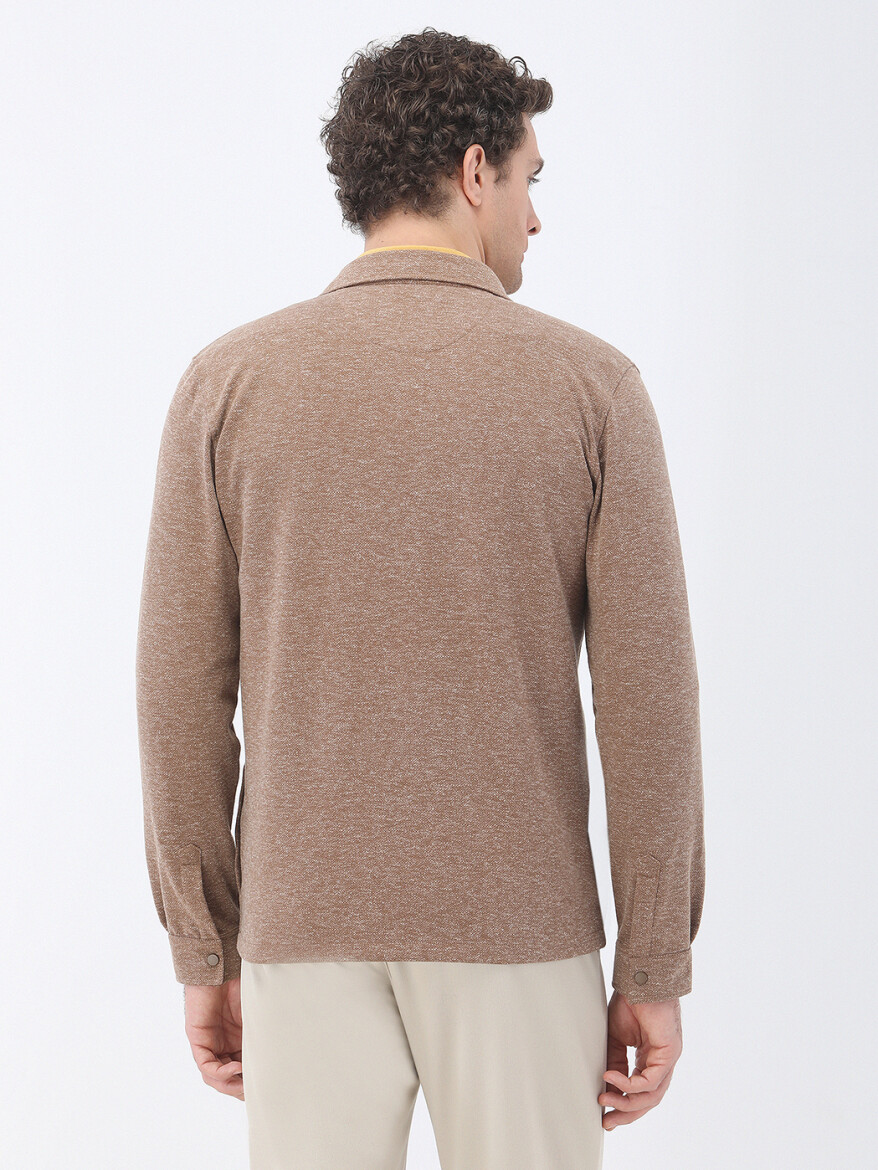 Brown Overshirt - 5