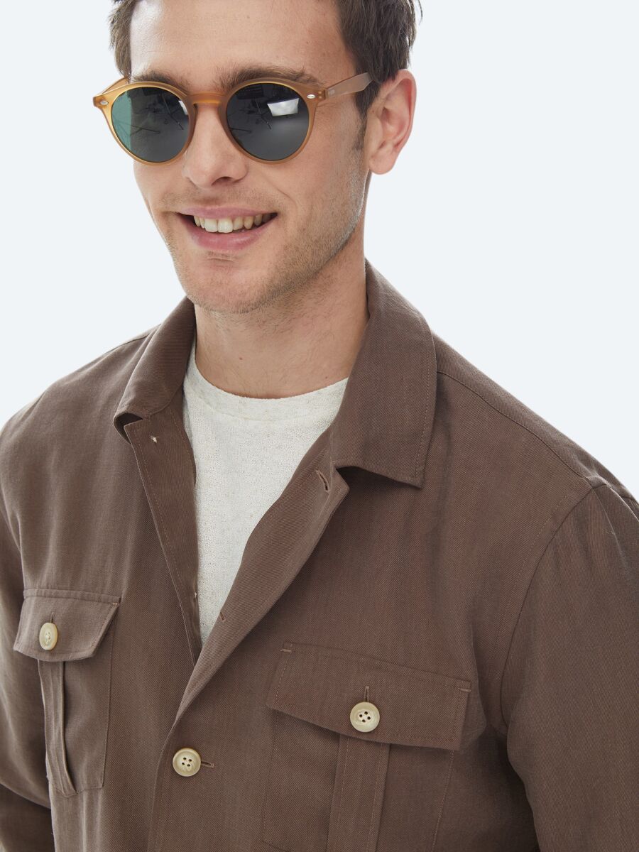 Brown Overshirt - 6
