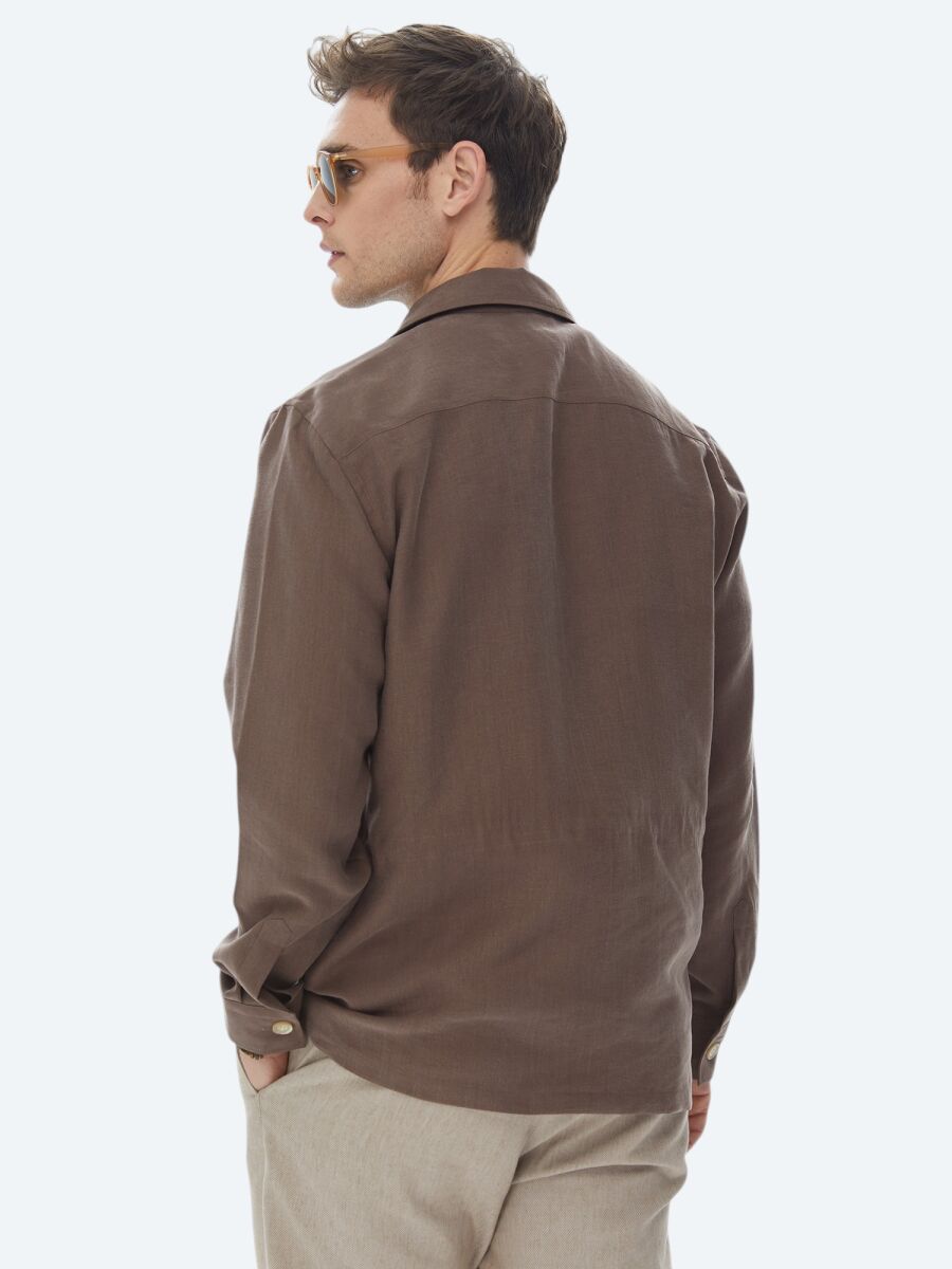 Brown Overshirt - 10