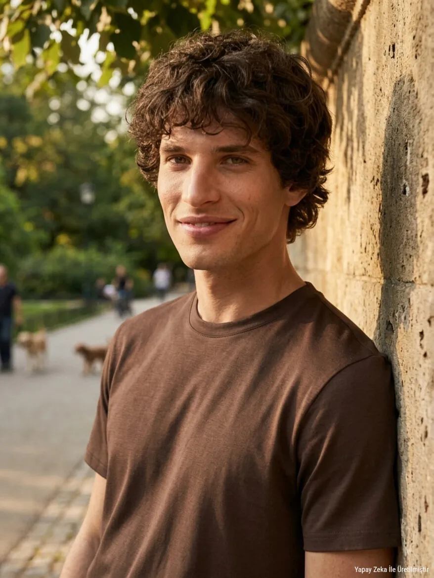 Brown Plain T-Shirt - 2