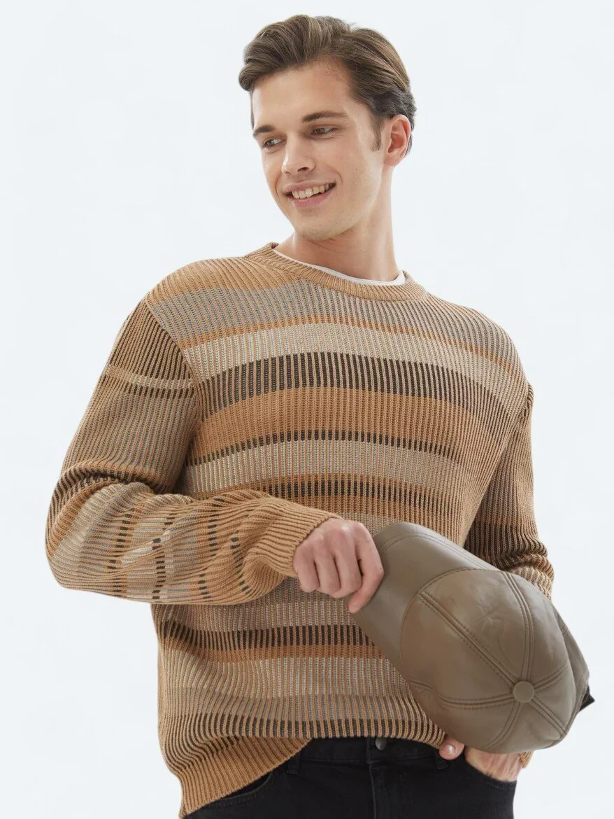 Buff Knitwear Sweatshirt - 1