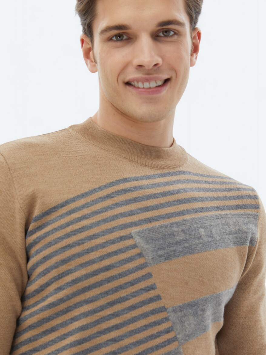 Buff Knitwear Sweatshirt - 3