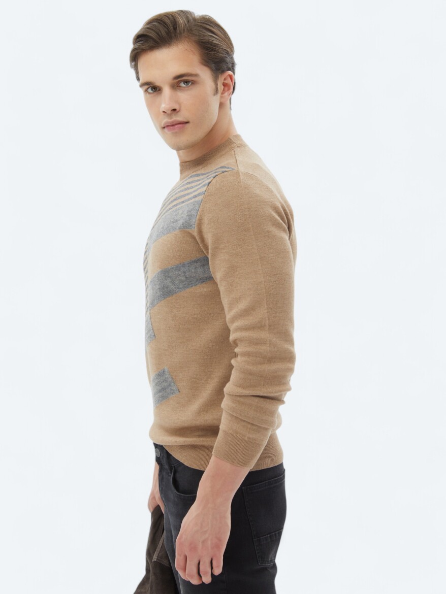 Buff Knitwear Sweatshirt - 5