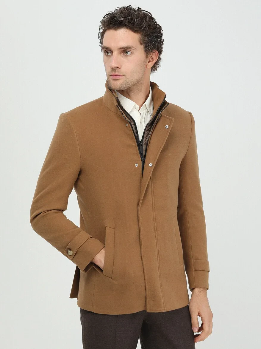 Buff Weaving Coat - 2