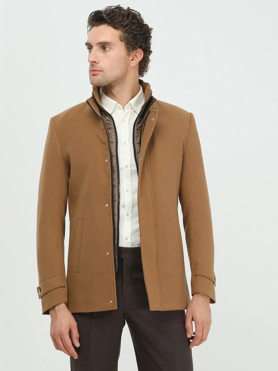 Buff Weaving Coat - 4