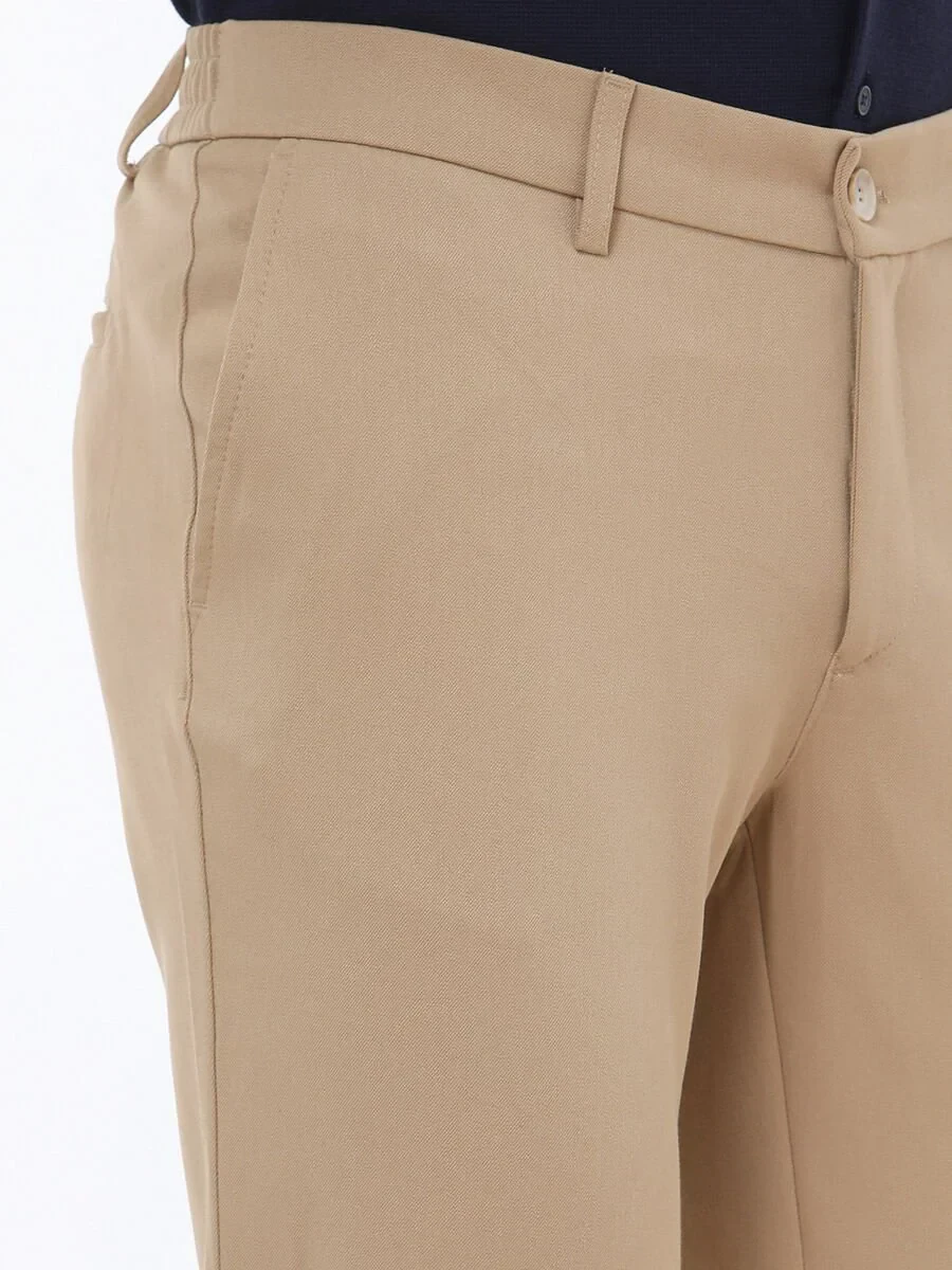 Buff Weaving Jogging Fit Casual Trousers - 3