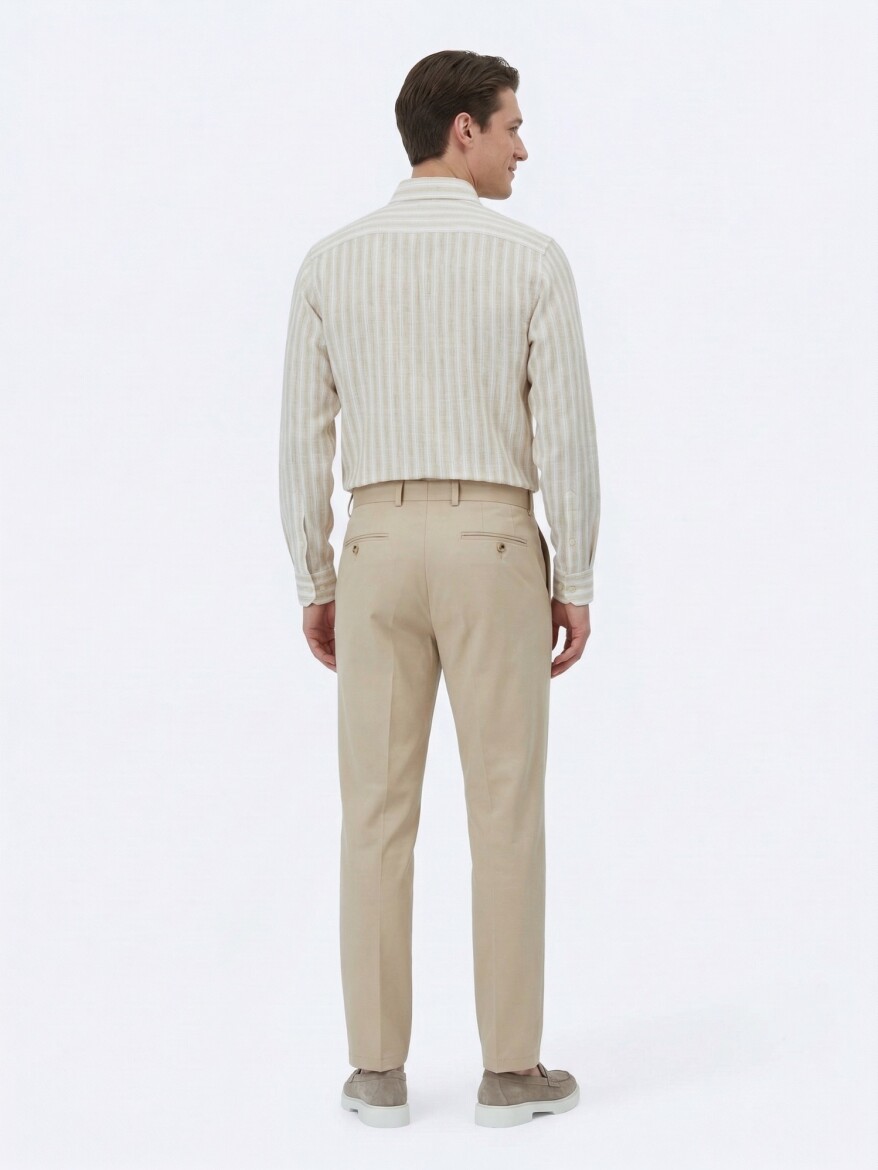 Buff Weaving Loose Fit Casual Trousers - 6