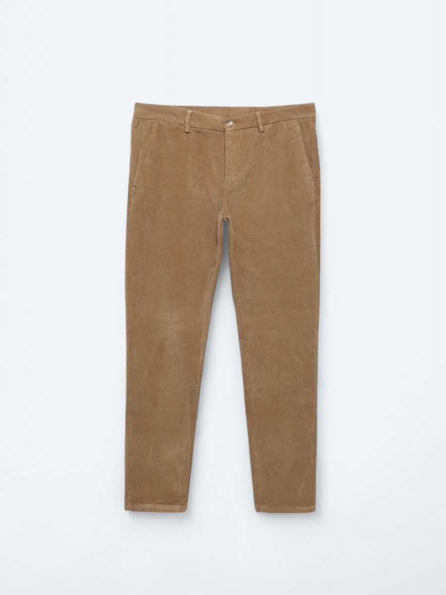 Buff Weaving Regular Fit Casual Cotton Blended Trousers - 5