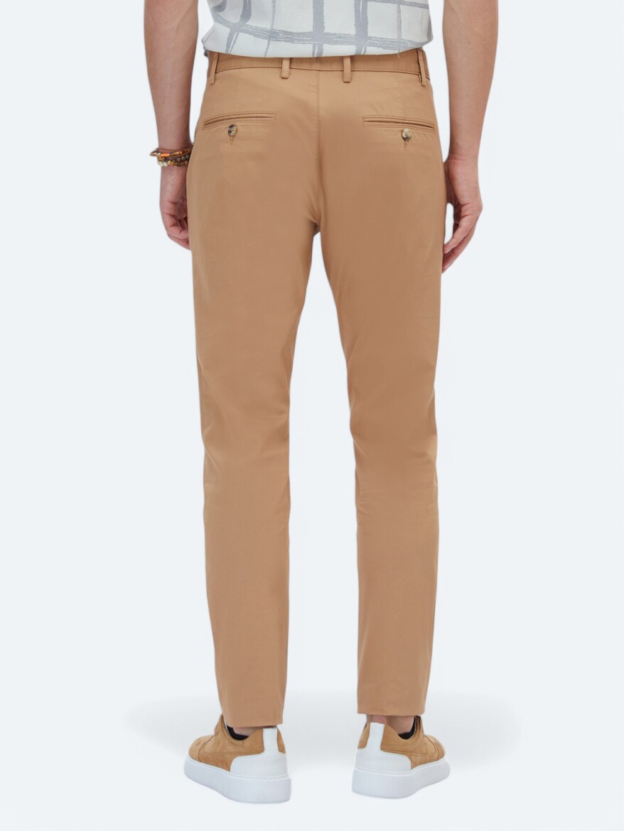 Buff Weaving Regular Fit Casual Cotton Blended Trousers - 4