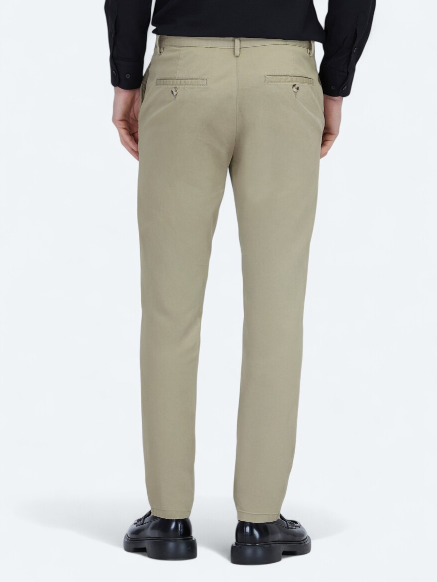 Buff Weaving Regular Fit Casual Cotton Blended Trousers - 4