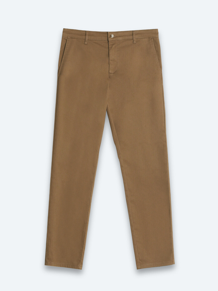 Buff Weaving Regular Fit Casual Cotton Blended Trousers - 6