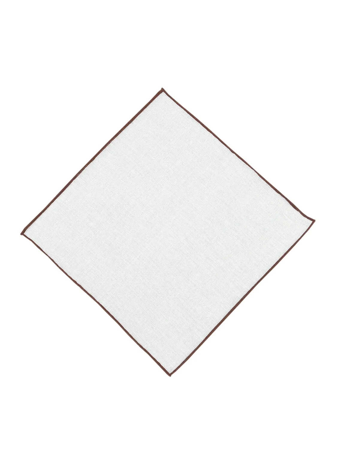Burgundy %100 Keten Handkerchief - 1