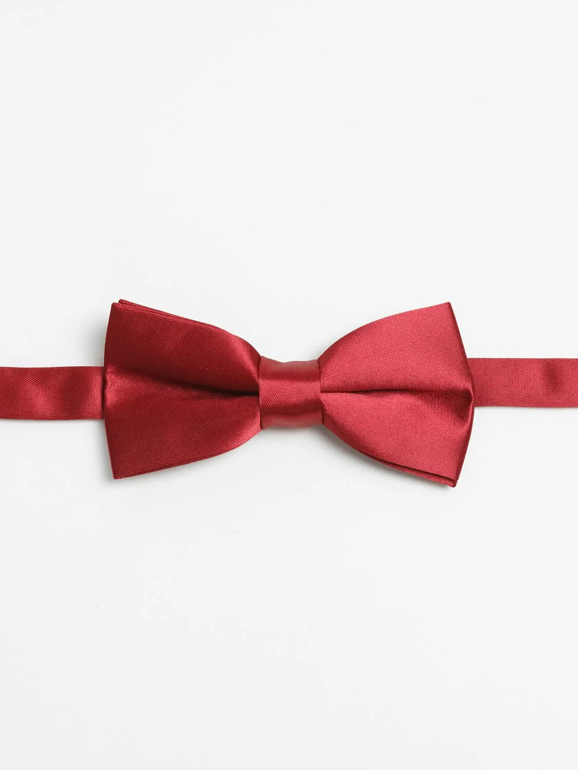 Burgundy Bow Tie - 1