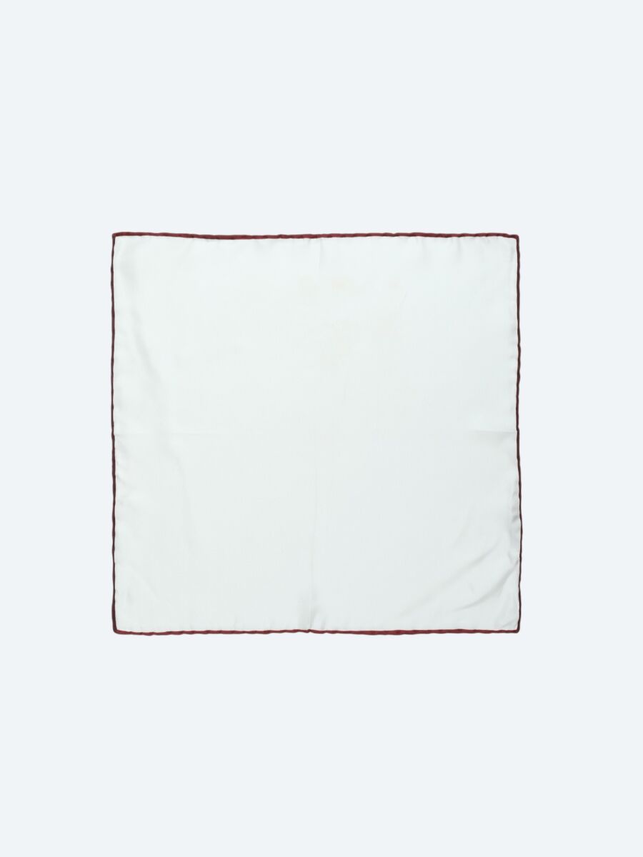 Burgundy Handkerchief - 1