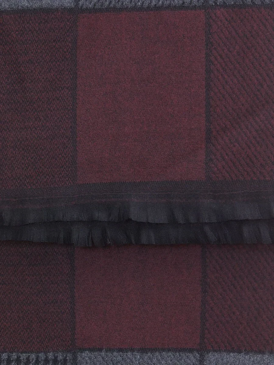 Burgundy Scarf - 2
