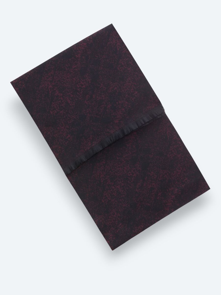 Burgundy Scarf - 1