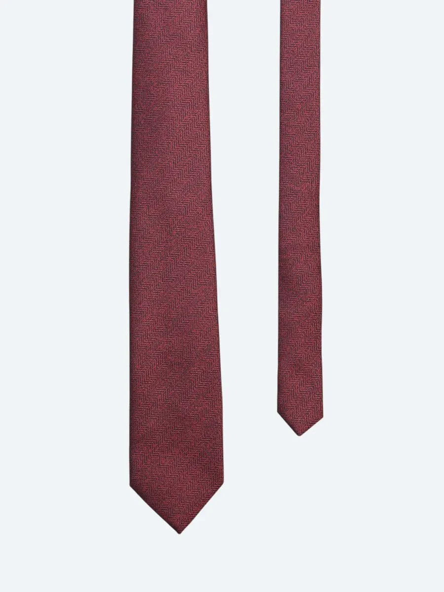 Burgundy Tie - 1