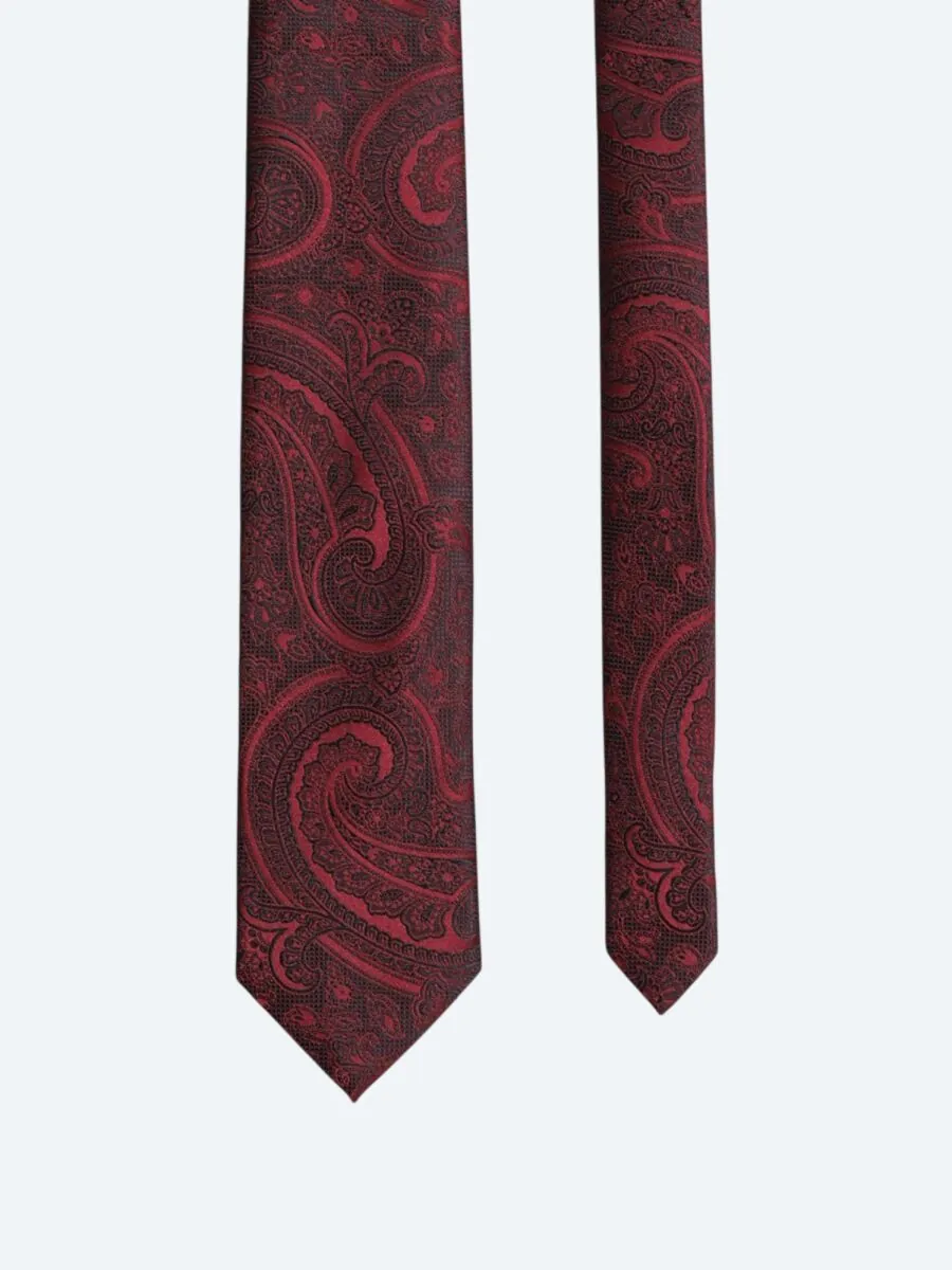 Burgundy Tie - 1