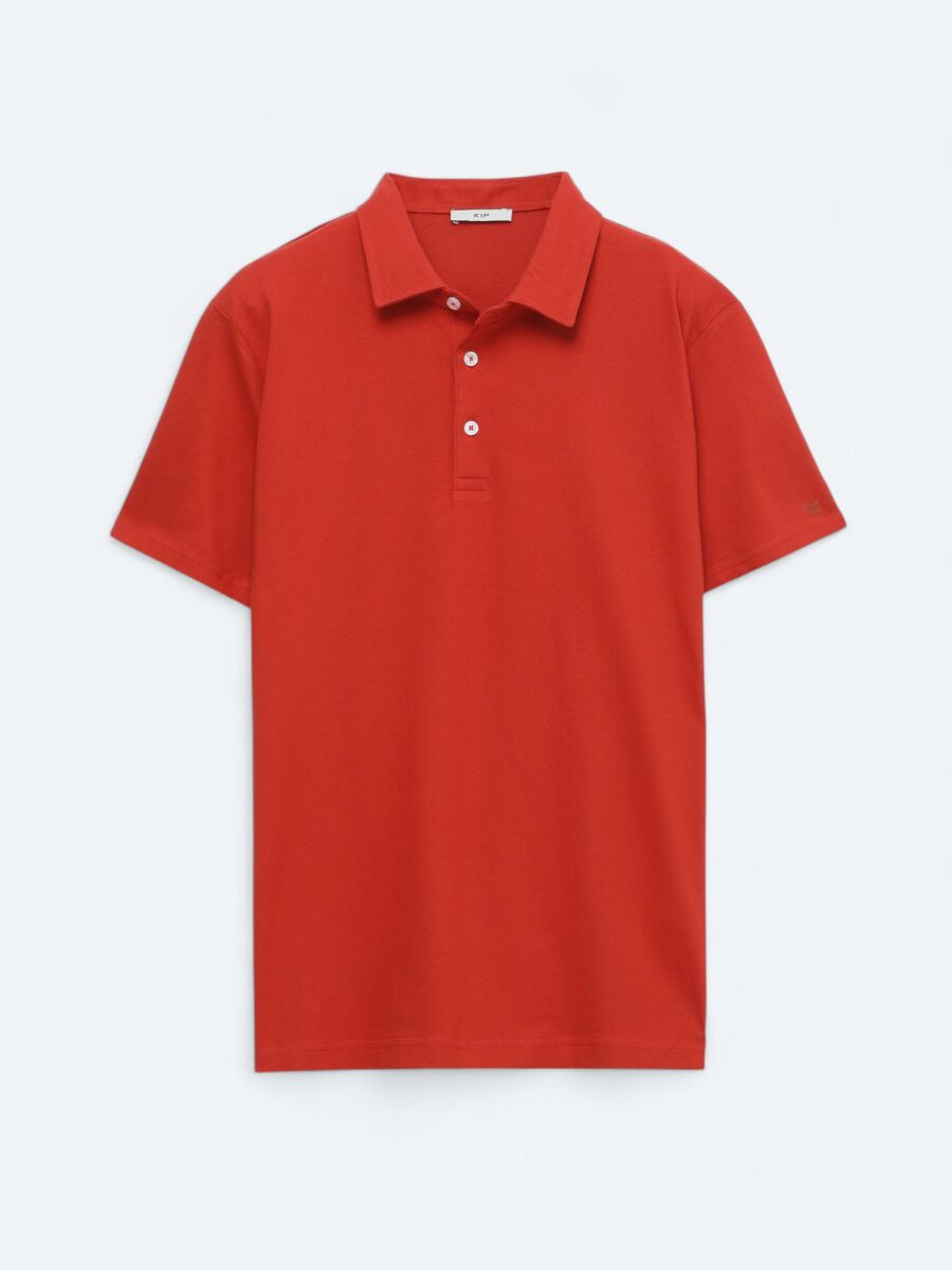 Cinnamon Polo Neck Cotton Blended T-Shirt - 6