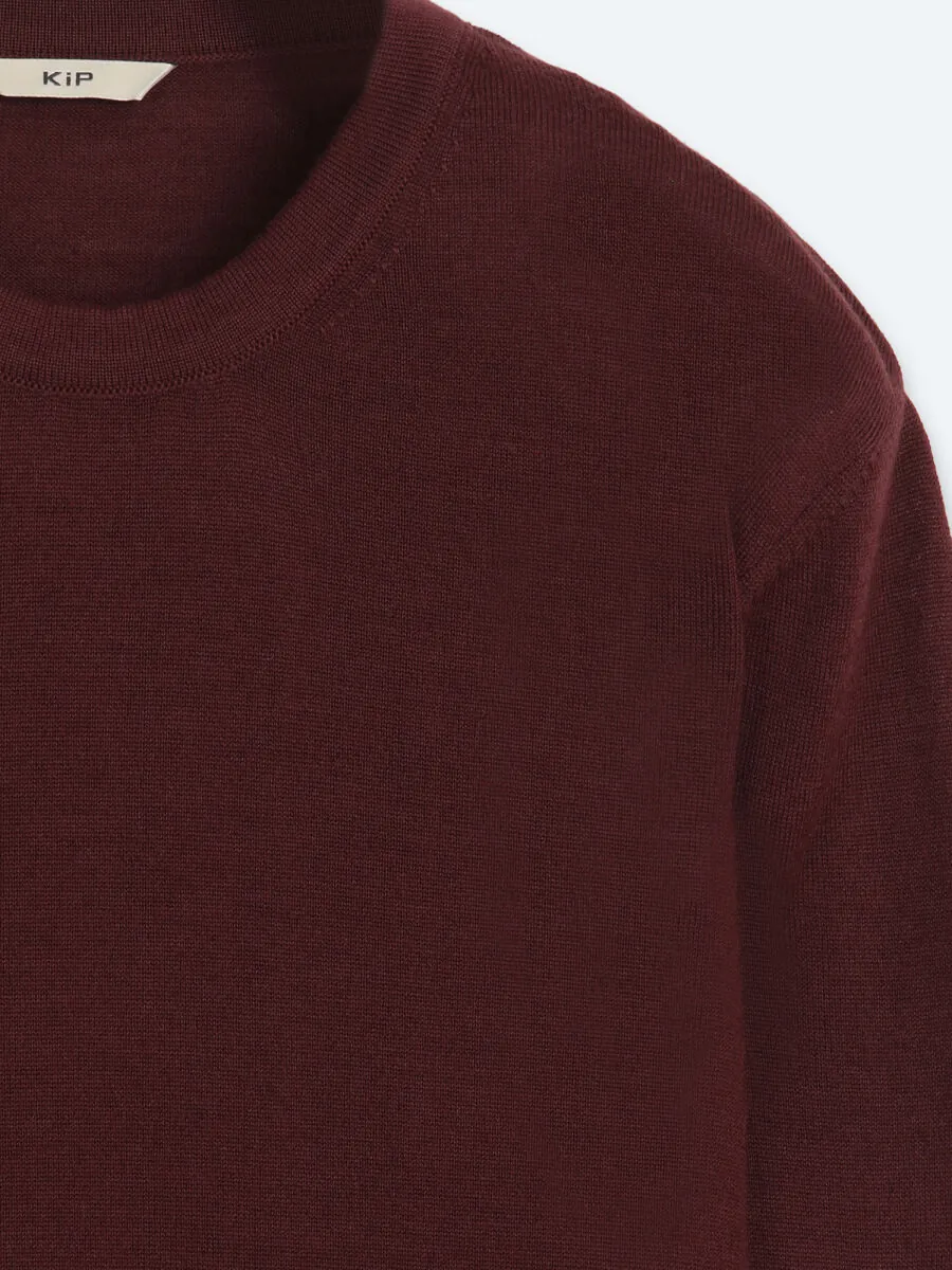 Damson Color Knitwear Sweatshirt - 8