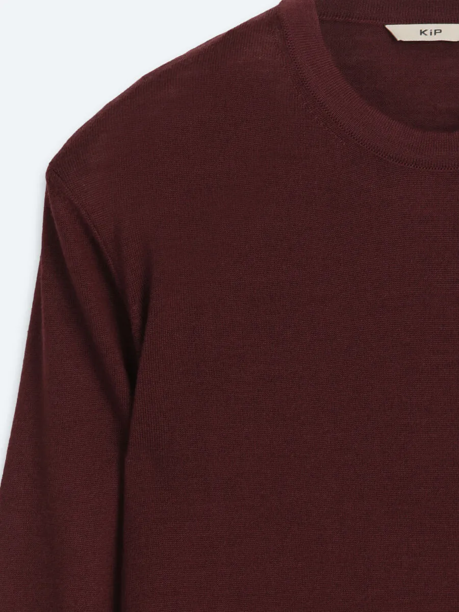 Damson Color Knitwear Sweatshirt - 9