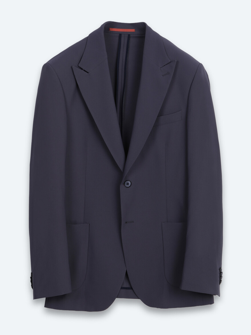 Dark Grey Plain Modern Fit Suit - 6