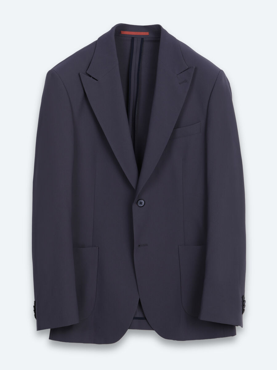 Dark Grey Plain Modern Fit Suit - 6