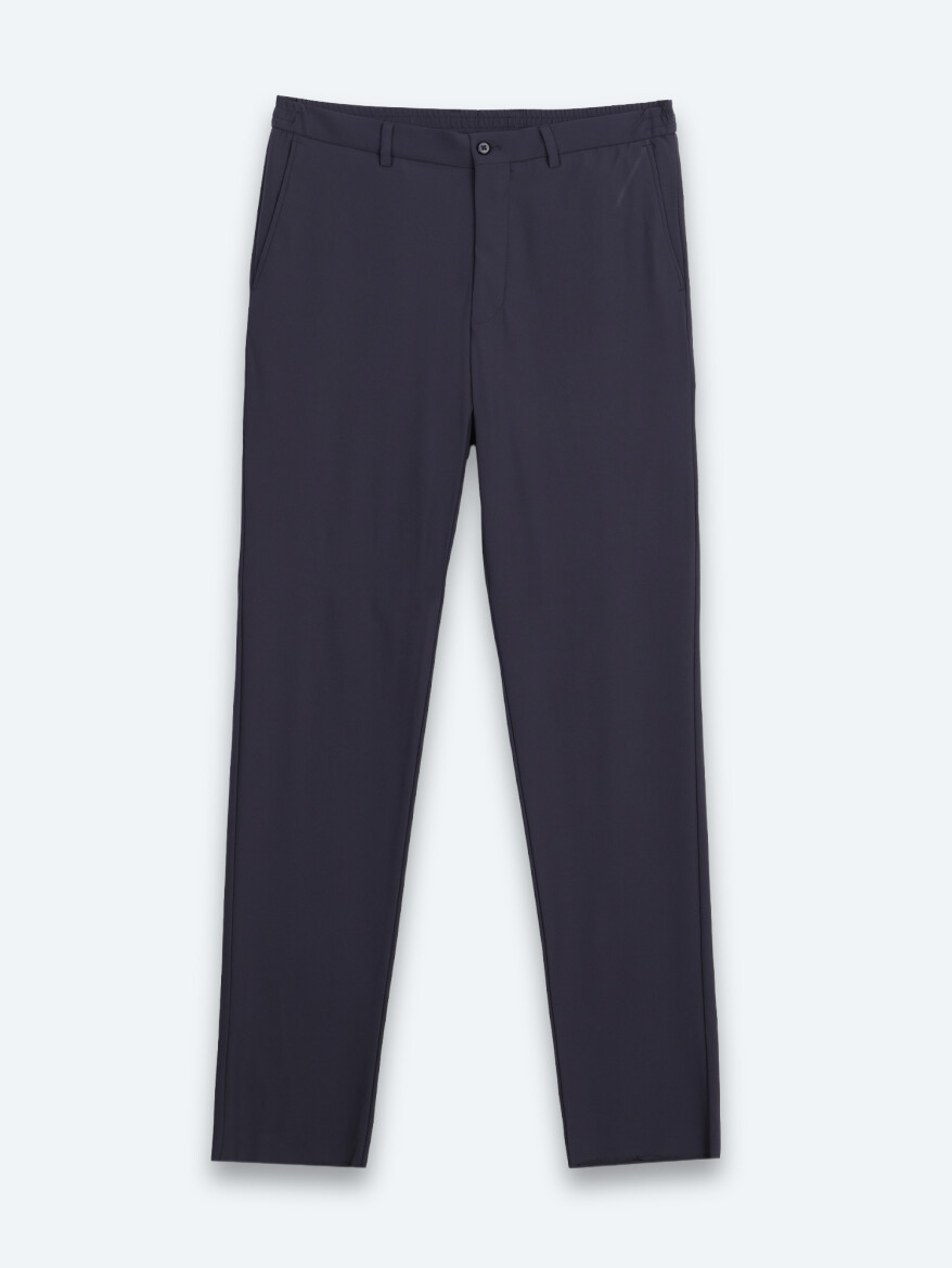 Dark Grey Plain Modern Fit Suit - 7