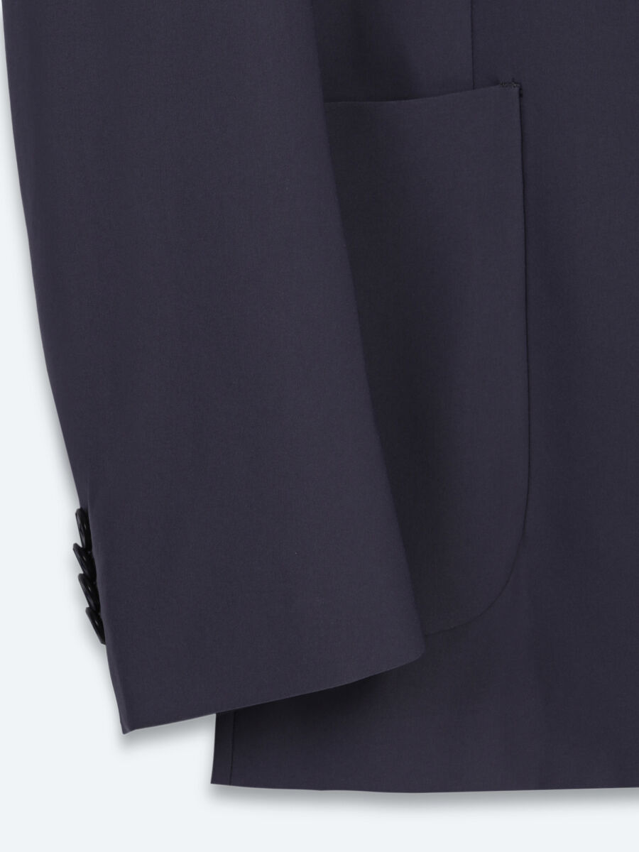 Dark Grey Plain Modern Fit Suit - 9