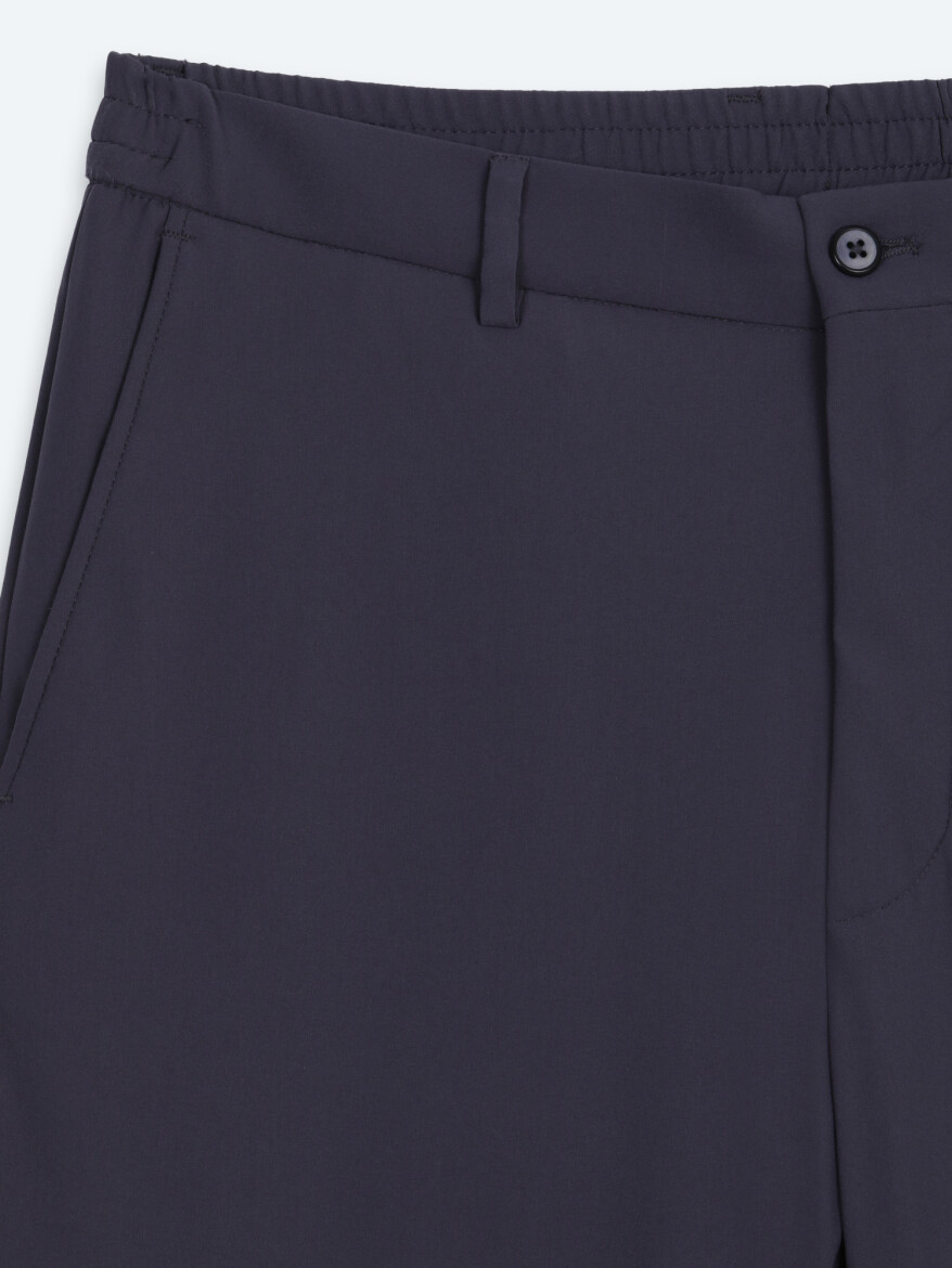 Dark Grey Plain Modern Fit Suit - 11