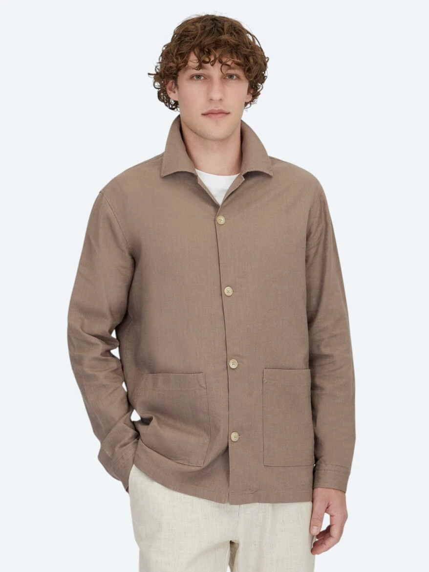 Dark Mink Overshirt - 1