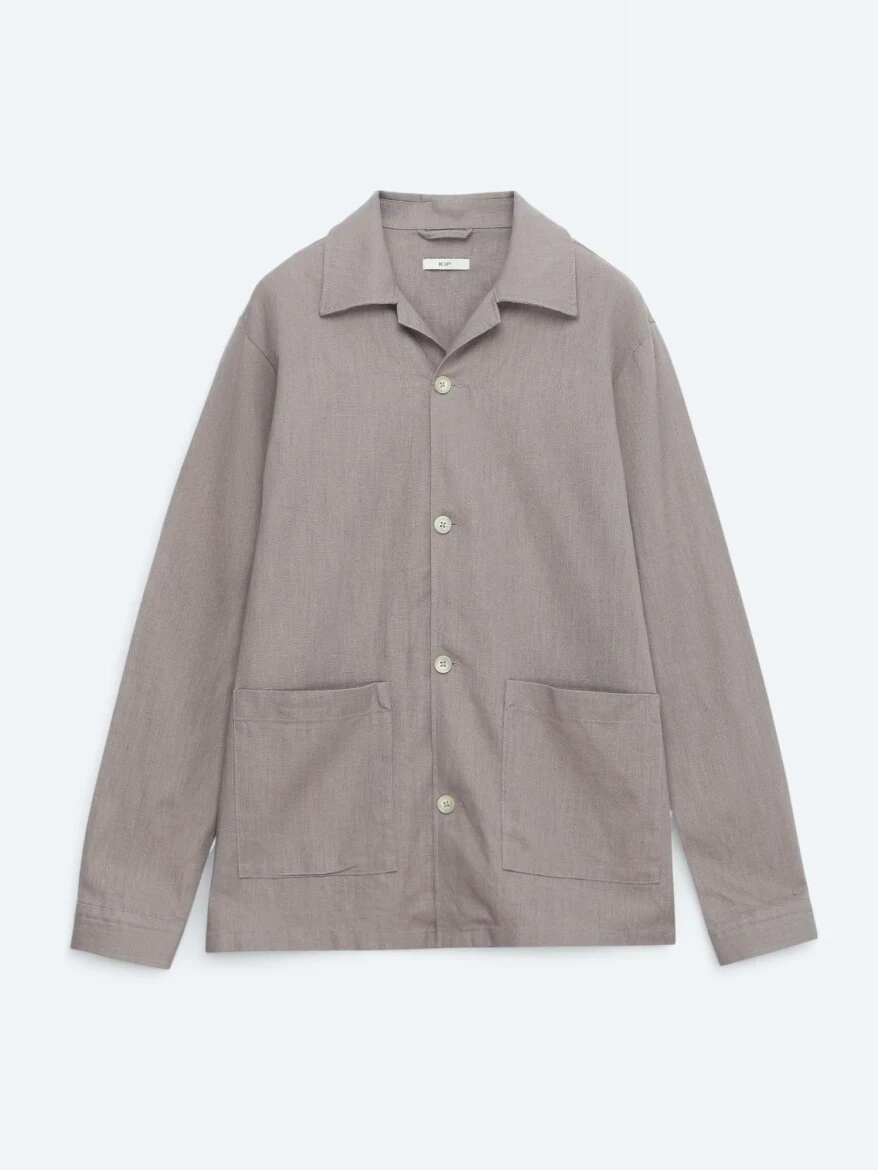 Dark Mink Overshirt - 5