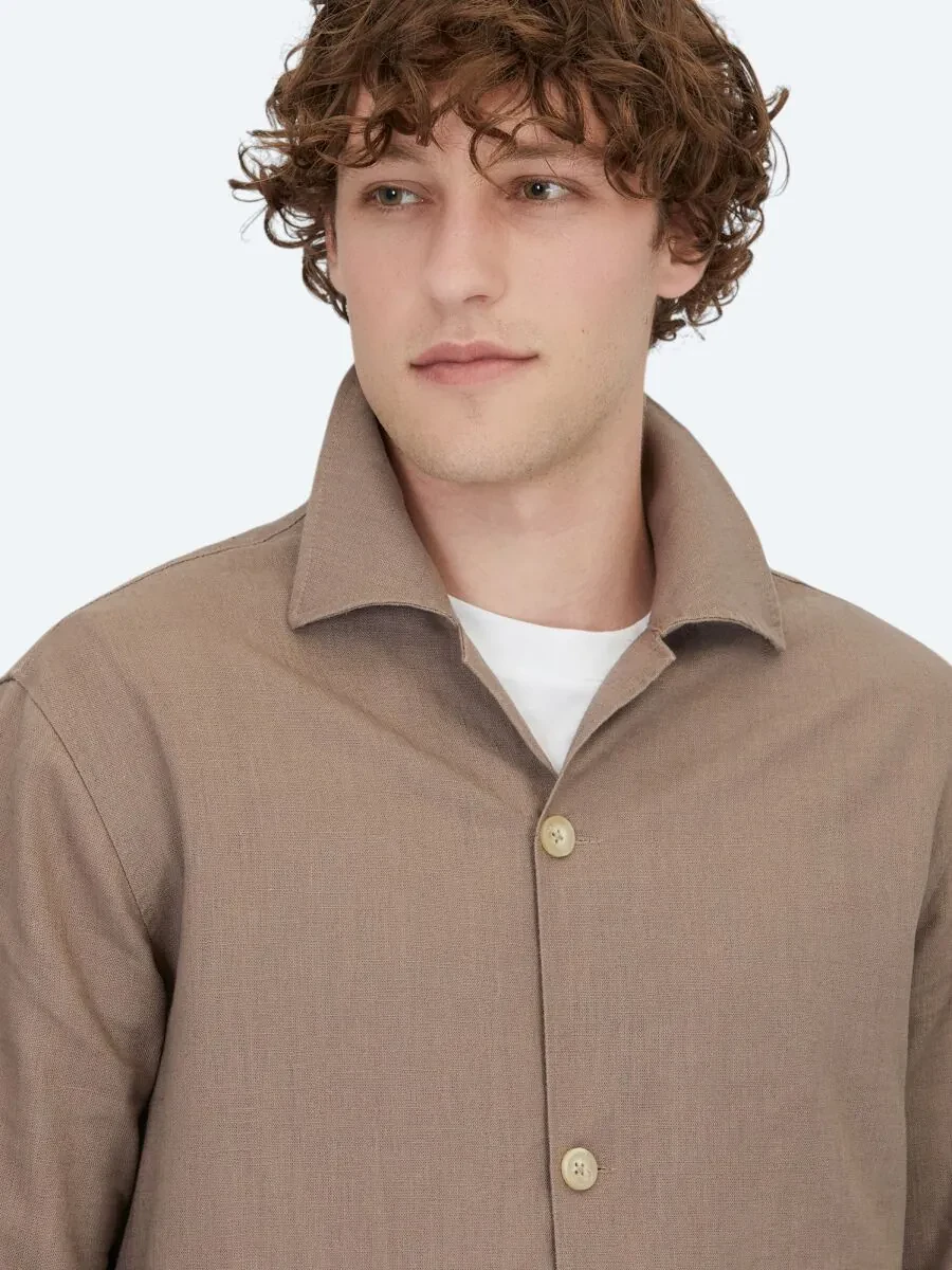 Dark Mink Overshirt - 3