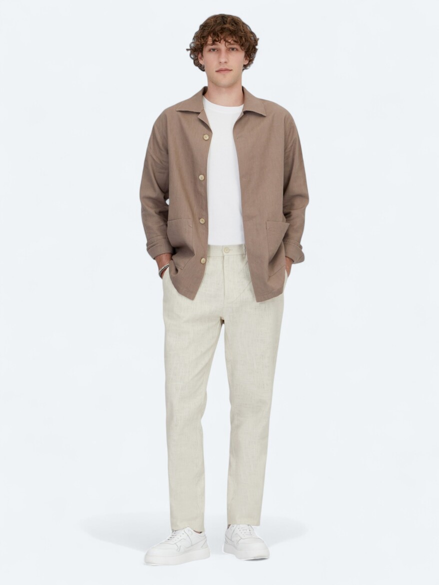 Dark Mink Overshirt - KİP