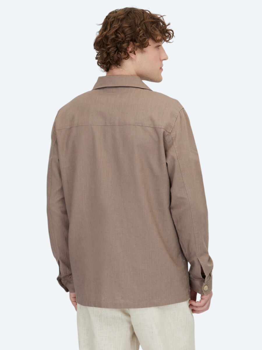 Dark Mink Overshirt - 4